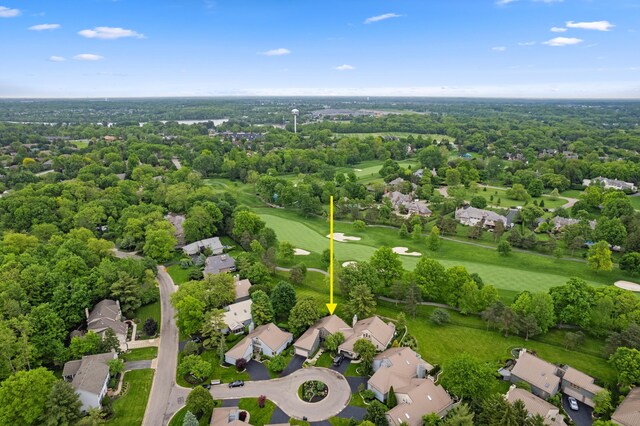 5518 Aryshire Ct, Dublin, OH 43017 - aerial view of residential area with a golf course