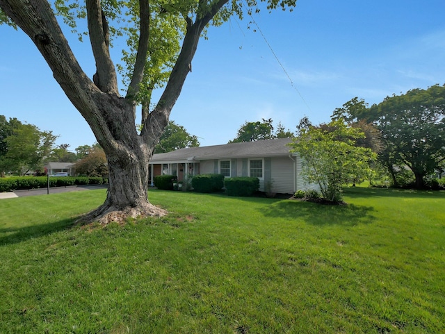 954 Circle Dr, Circleville, OH 43113 - view of front facade with a front yard