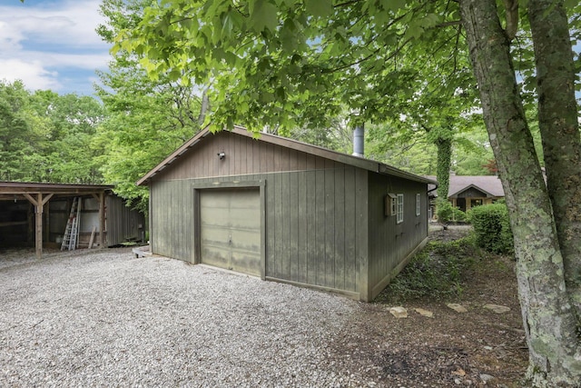 13115 Jack Run Rd, Rockbridge, OH 43149 - detached garage featuring driveway