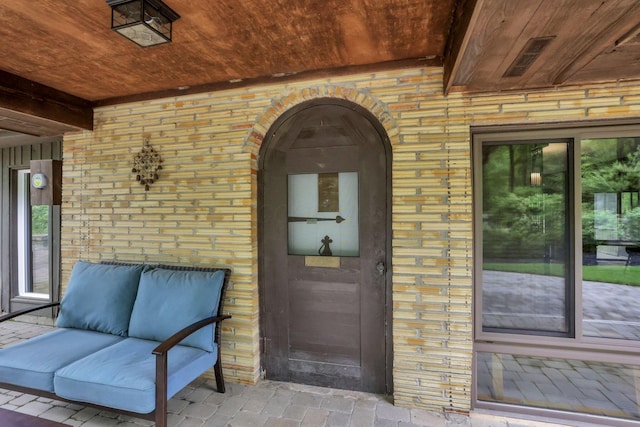 13115 Jack Run Rd, Rockbridge, OH 43149 - entrance to property with brick siding