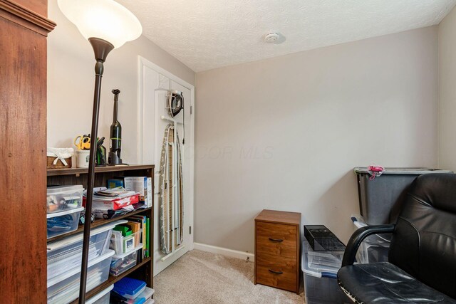 6407 Skywae Dr, Columbus, OH 43229 - home office with carpet floors and baseboards