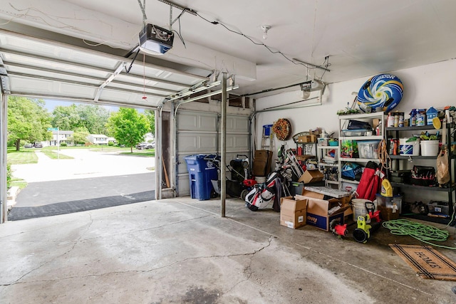 6407 Skywae Dr, Columbus, OH 43229 - garage with a garage door opener