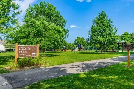 6407 Skywae Dr, Columbus, OH 43229 - view of home's community with a yard