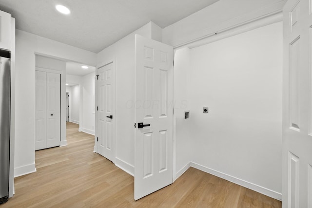 1006 Midland Ave, Columbus, OH 43223 - corridor featuring recessed lighting, light wood-style flooring, and baseboards