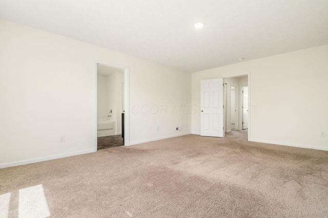 3339 Lauren Fields Dr S, Groveport, OH 43125 - spare room featuring light colored carpet, baseboards, and recessed lighting