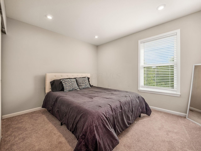 4783 Nieles Edge Dr, Columbus, OH 43232 - bedroom with carpet flooring, baseboards, and recessed lighting