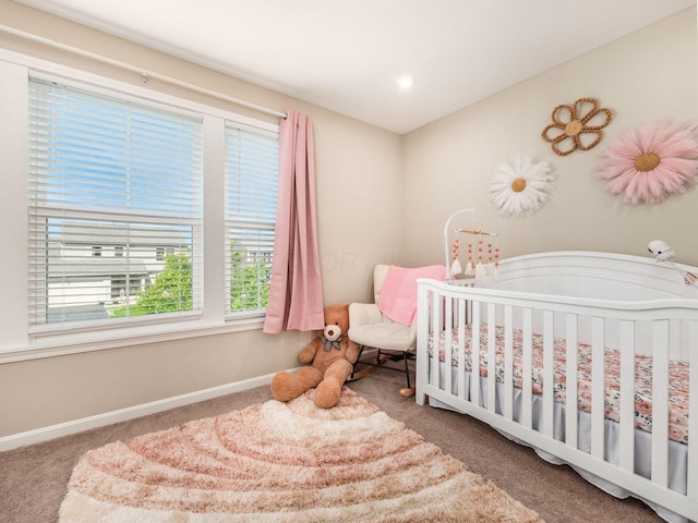 4783 Nieles Edge Dr, Columbus, OH 43232 - carpeted bedroom with a nursery area and baseboards