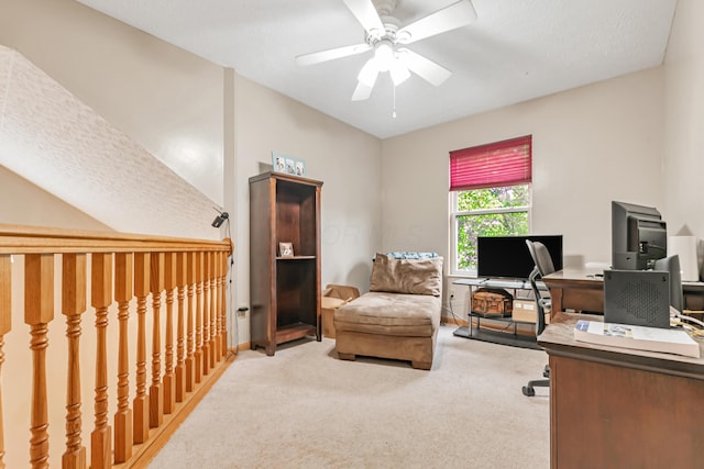 3150 Berkley Pointe Dr, Gahanna, OH 43230 - carpeted office featuring ceiling fan