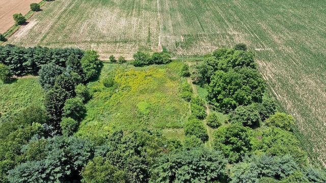 4093 State Route 257, Radnor, OH 43066 - aerial view of property and surrounding area featuring rural landscape