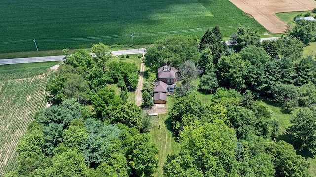 4093 State Route 257, Radnor, OH 43066 - aerial overview of property's location featuring rural landscape and extensive farmland