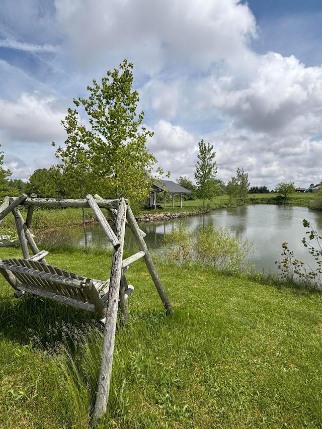 2309 N Houston Pike, South Vienna, OH 45369 - view of yard with a water view