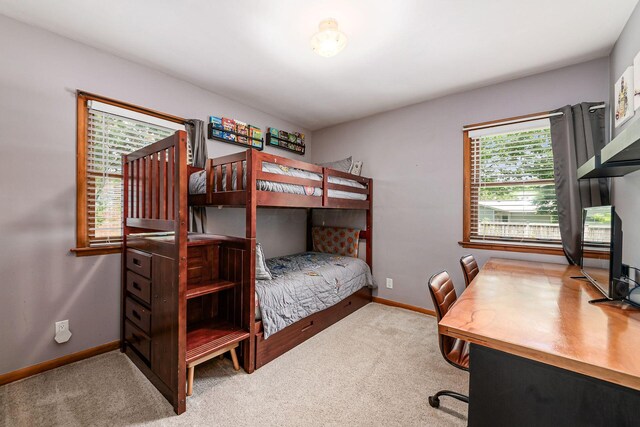 2380 Cranford Rd, Upper Arlington, OH 43221 - bedroom with carpet flooring, baseboards, and a desk