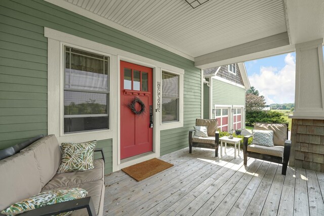 14980 Robins Rd, Johnstown, OH 43031 - deck with an outdoor living space