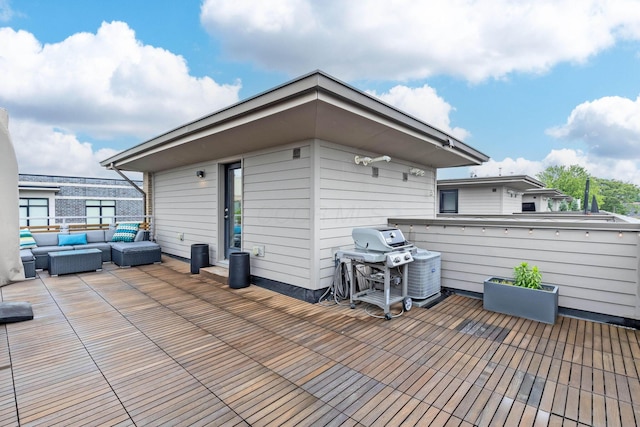 123 Aston Row Ln, Columbus, OH 43201 - rear view of house featuring an outdoor living space and a balcony