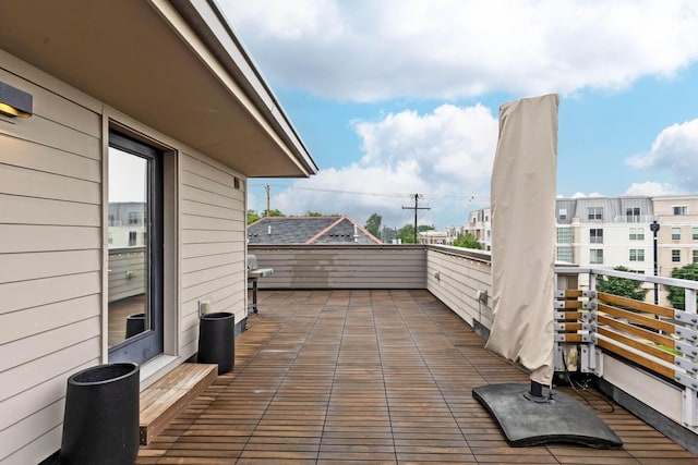 123 Aston Row Ln, Columbus, OH 43201 - view of patio / terrace with a balcony