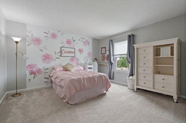 5208 Nightshadow Dr, Westerville, OH 43081 - bedroom featuring carpet floors, baseboards, and a textured ceiling