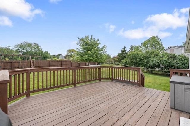 5208 Nightshadow Dr, Westerville, OH 43081 - view of wooden deck