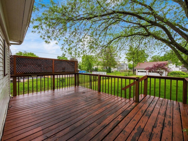 251 Summit St, Marion, OH 43302 - deck with a lawn