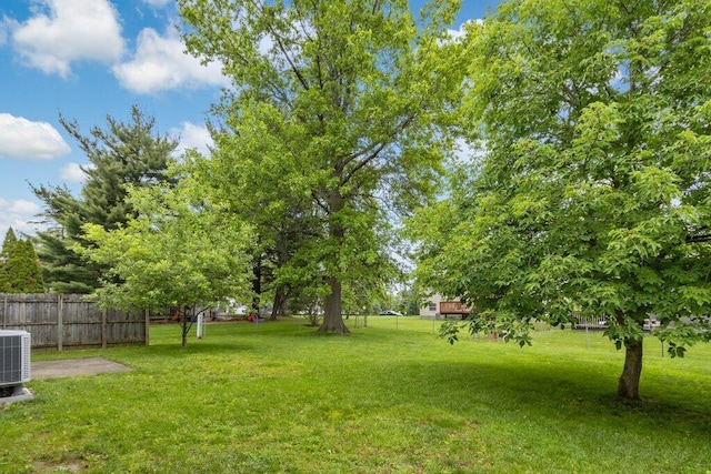 998 Timberbank Dr, Westerville, OH 43081 - view of yard featuring central AC unit
