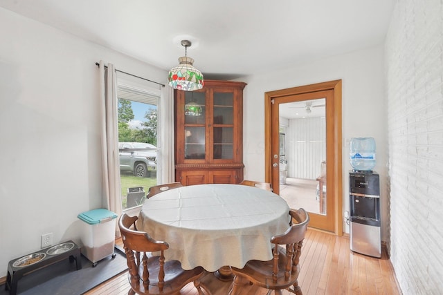 385 Taylor Blair Rd, West Jefferson, OH 43162 - dining room with light wood-type flooring