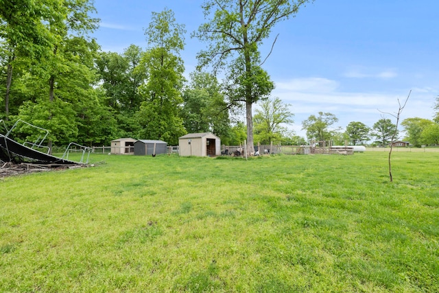 4736 Roberts Rd, Caledonia, OH 43314 - view of yard with an outbuilding