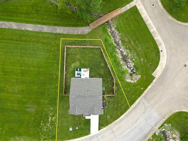 324 Genoa Rd, Commercial Point, OH 43116 - aerial view of property's location with property parcel outlined