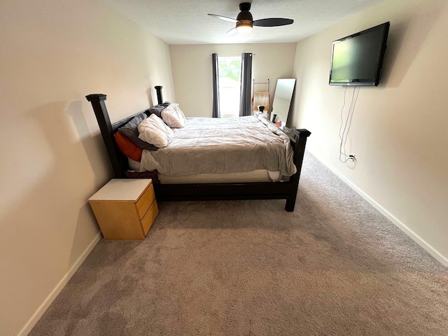 324 Genoa Rd, Commercial Point, OH 43116 - carpeted bedroom featuring baseboards and ceiling fan