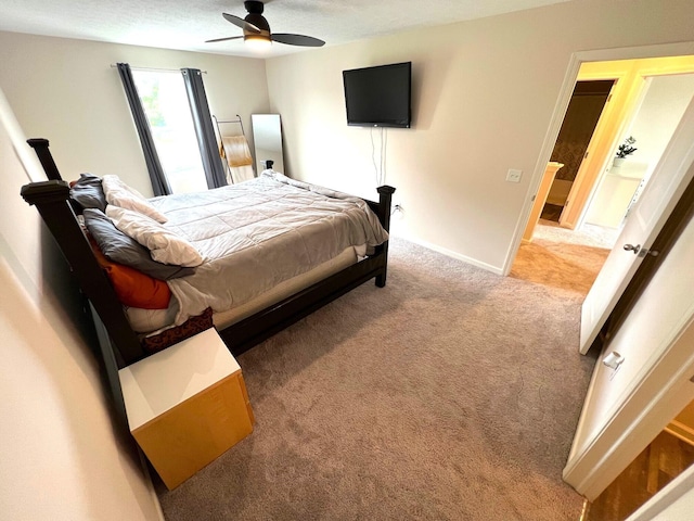 324 Genoa Rd, Commercial Point, OH 43116 - carpeted bedroom with ceiling fan and baseboards