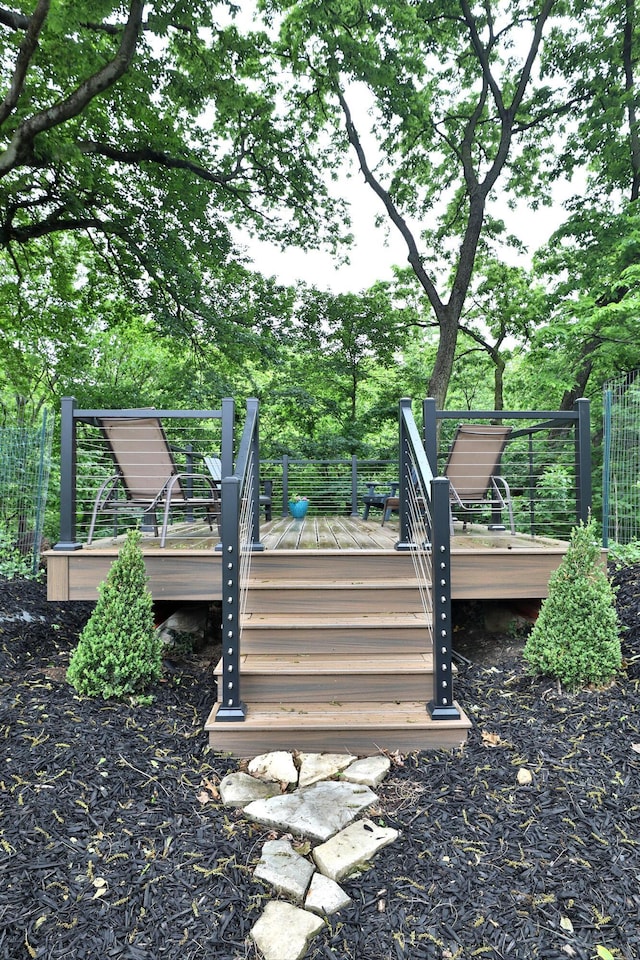 72 Glenmont Ave, Columbus, OH 43214 - view of deck