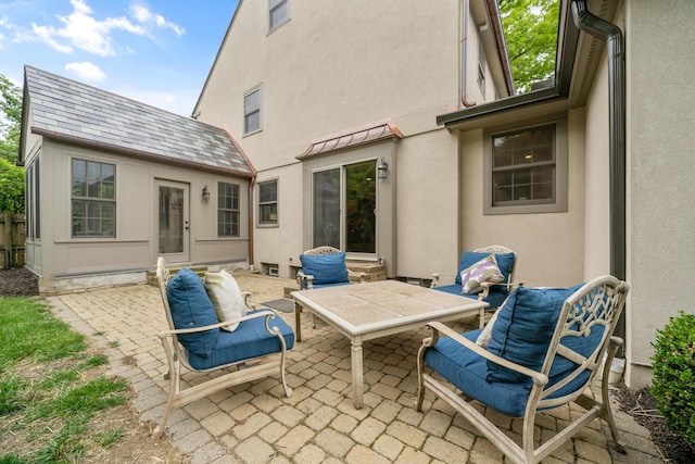 2656 Fair Ave, Columbus, OH 43209 - view of patio featuring an outdoor structure