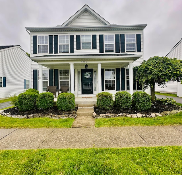 4371 Culburn Park Dr, Grove City, OH 43123 - view of front of house with a porch