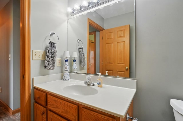 2580 Lafayette Plain City Rd, London, OH 43140 - bathroom featuring vanity and toilet