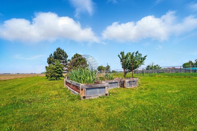 2580 Lafayette Plain City Rd, London, OH 43140 - view of yard featuring a garden and a rural view