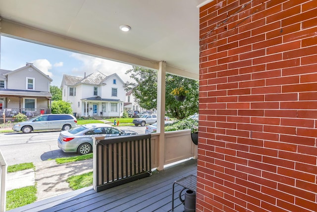 141 E 5th Ave, Lancaster, OH 43130 - deck with a residential view