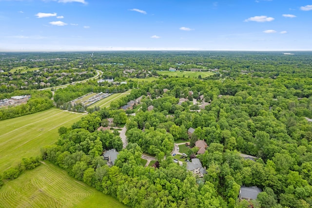 8039 Crossgate Ct S, Dublin, OH 43017 - bird's eye view of a heavily wooded area