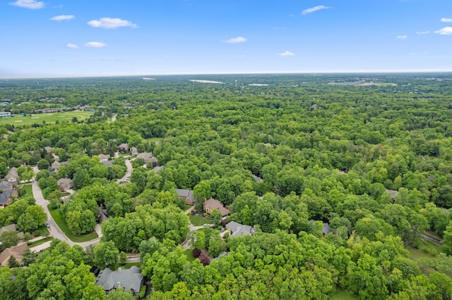 8039 Crossgate Ct S, Dublin, OH 43017 - aerial view of a heavily wooded area