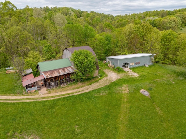 15216 Grove Rd SW Unit Tp142, Port Washington, OH 43837 - aerial view of property and surrounding area featuring a forest