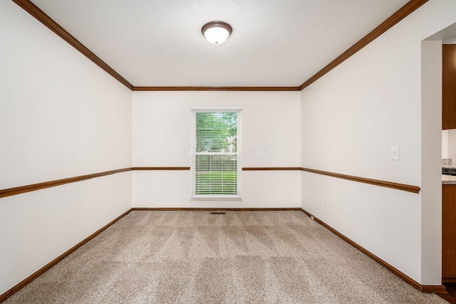 351 Northview Dr, Powell, OH 43065 - empty room featuring carpet floors, crown molding, and baseboards
