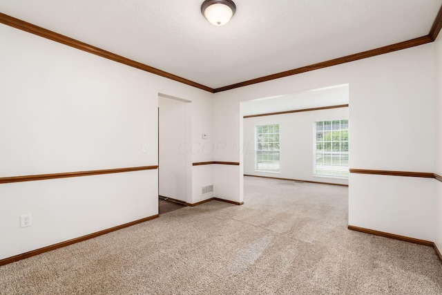 351 Northview Dr, Powell, OH 43065 - carpeted empty room with crown molding and baseboards