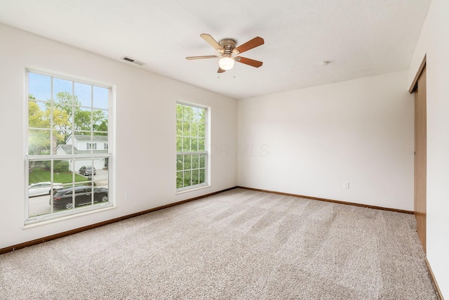 351 Northview Dr, Powell, OH 43065 - carpeted spare room with ceiling fan and baseboards