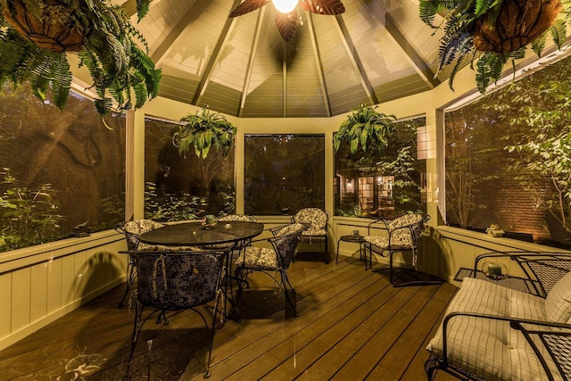 5714 Zetland Ct, Dublin, OH 43017 - wooden terrace featuring outdoor dining space and a gazebo