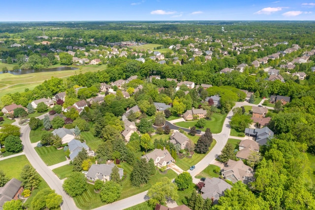 5714 Zetland Ct, Dublin, OH 43017 - aerial view of residential area featuring a large body of water