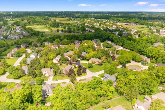 5714 Zetland Ct, Dublin, OH 43017 - aerial view of residential area with a large body of water