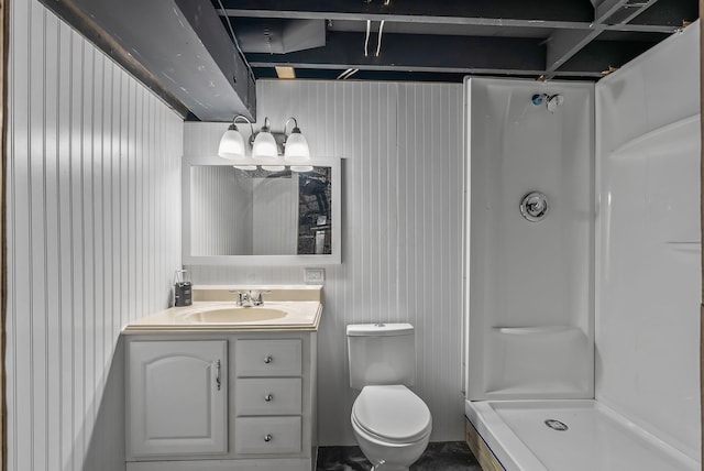 5250 Summit Rd SW, Pataskala, OH 43062 - full bathroom with toilet, vanity, and a shower