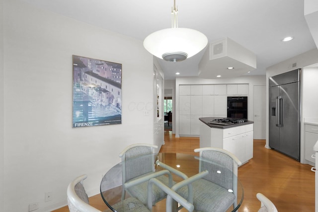 744 Old Oak Trce, Columbus, OH 43235 - dining room with light wood-type flooring, recessed lighting, and baseboards