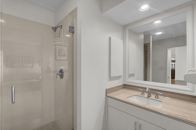 744 Old Oak Trce, Columbus, OH 43235 - bathroom featuring a stall shower and vanity