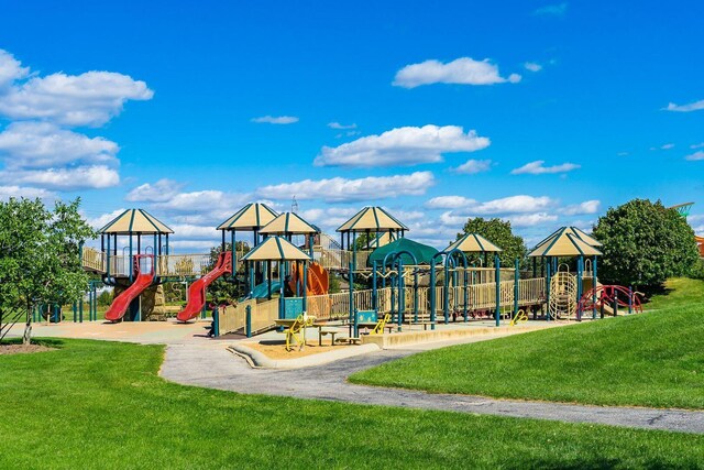 165 Tinley Park Cir, Delaware, OH 43015 - community playground with a lawn