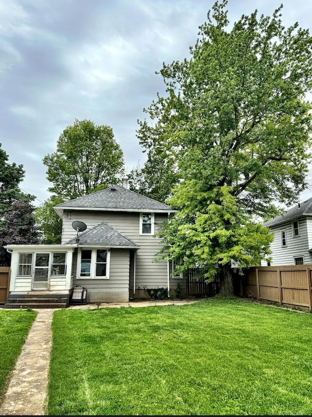 313 E Auburn Ave, Bellefontaine, OH 43311 - back of house with a shingled roof