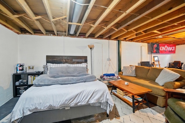 2216 Smoky View Blvd, Powell, OH 43065 - bedroom featuring concrete flooring