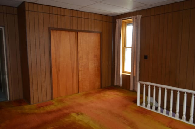 5810 Bickle Church Rd NW, Pickerington, OH 43147 - empty room with carpet and wood walls